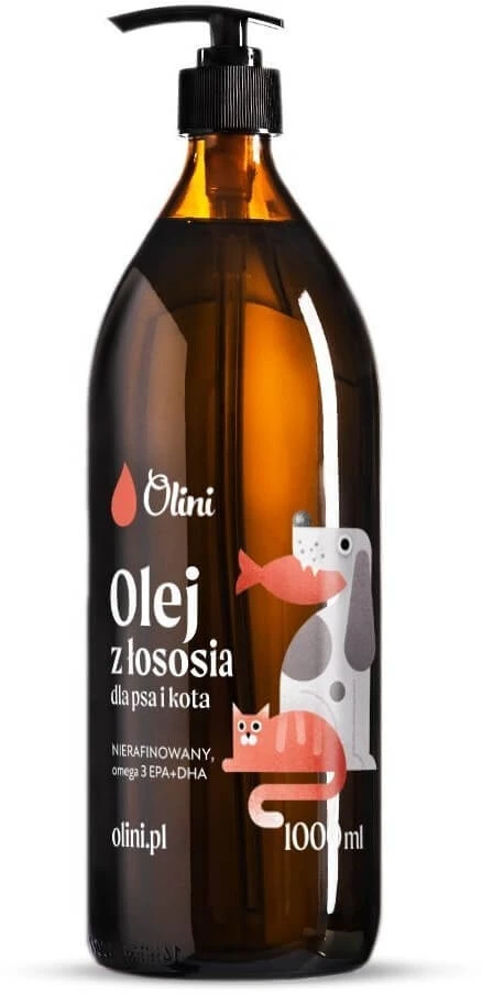 OLINI Lachsöl für Hund und Katze 1000 ml