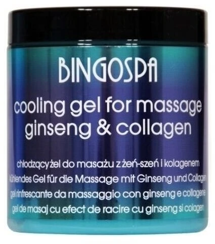 BINGOSPA Kühlendes Massage-Gel mit Ginseng und Kollagen 250 g