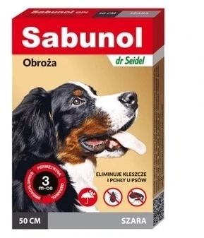 Sabunol 50 cm Hundehalsband gegen Flöhe 1 Stück
