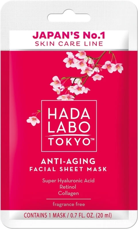 Hada Labo Tokyo RED Anti-Aging Sheet Mask im Beutel INT 20