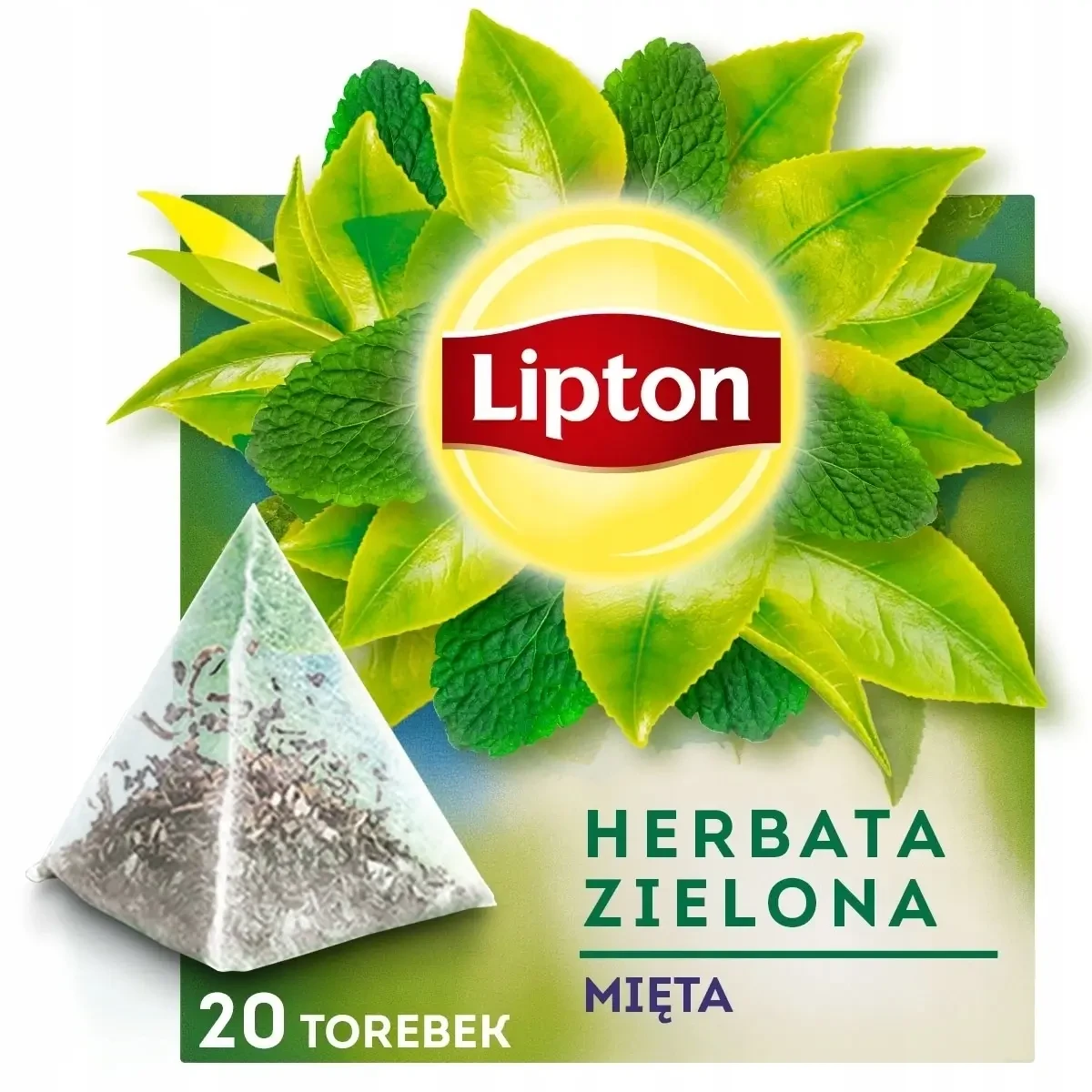 Lipton Green Intense Minze grüner Tee 20 Beutel