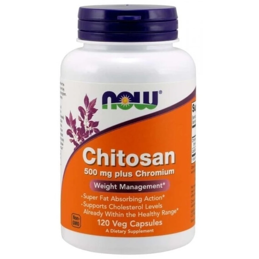 NOW FOODS Chitosano 500 mg + Cromo 100 mg 120 capsule