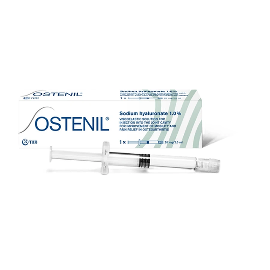 Ostenil, ácido hialurónico 20mg/2ml solución inyectable para infiltración, 1 jeringa precargada, TRB Chemedica