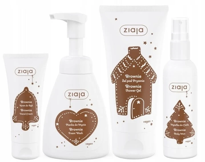Ziaja Brownie Set Duschgel + Waschschaum +