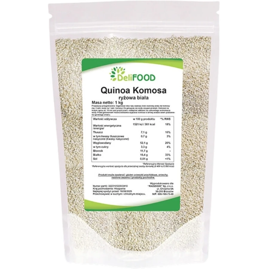 DeliFOOD Quinoa Quinoa bianca 1000 g
