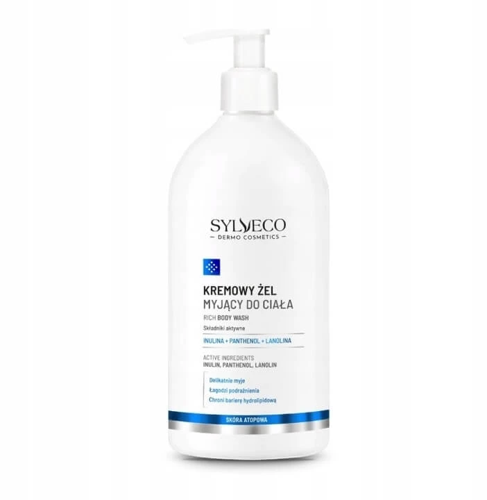 Sylveco Dermo Cream Körperwaschgel für atopische Haut, 1 l
