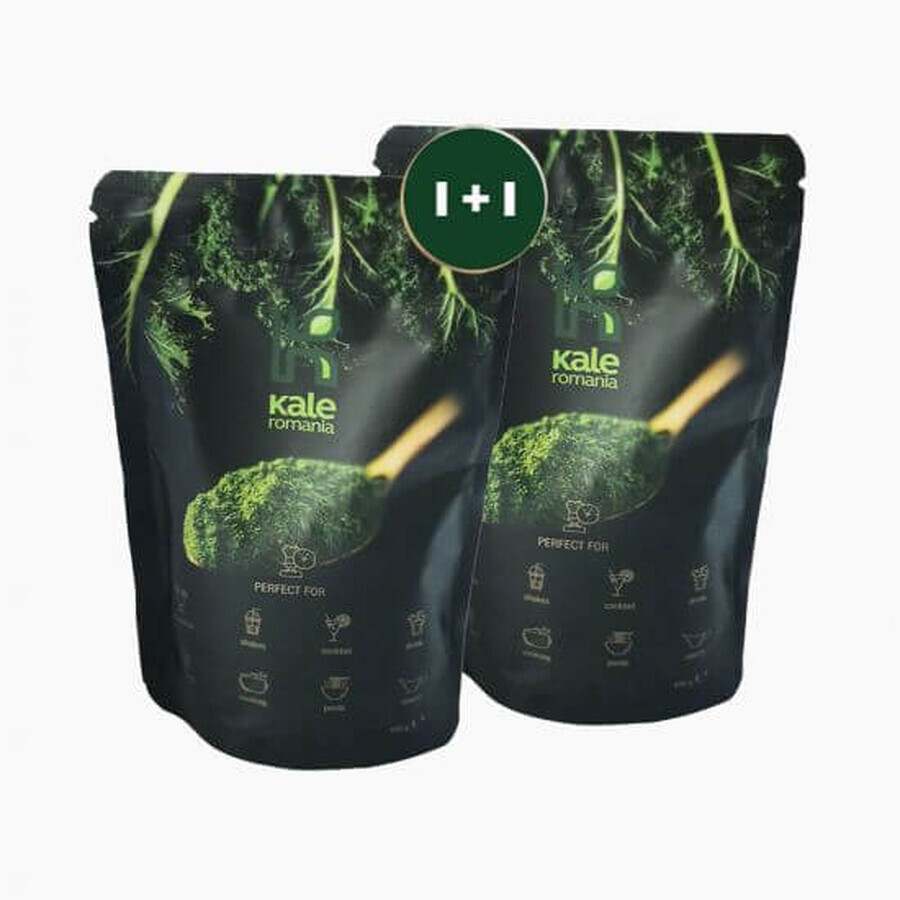 Pachet Pudra naturala din Kale, 2 x 100 g, Kale Romania