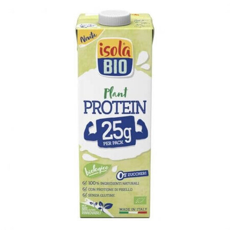 Öko-Gemüsegetränk mit Erbsenprotein, 1L, Isola Bio