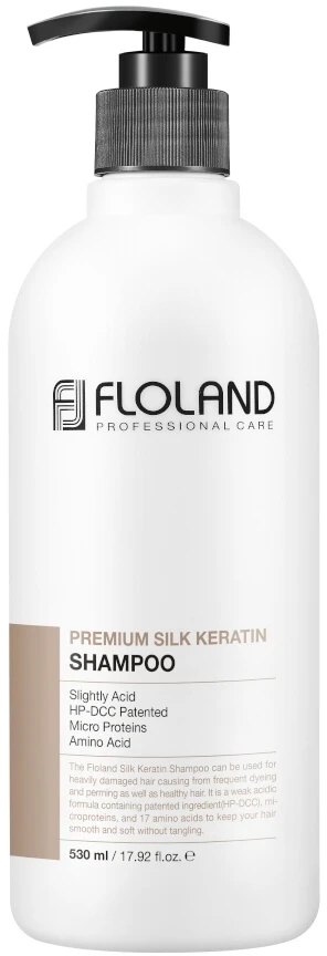 FIOLAND Premium Silk Keratin Shampoo Shampoo für das Haar