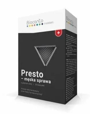 Biocanto Presto - Ausgabe für Männer 30 Kapseln