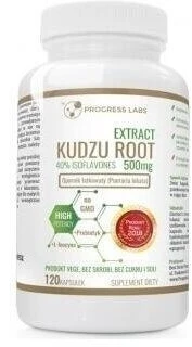 PROGRESS LABS Kudzu-Wurzel-Extrakt 500 mg 60 Kapseln