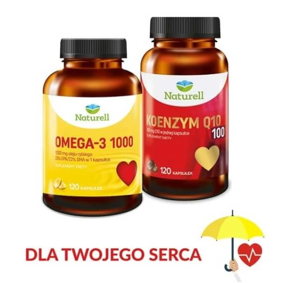 NATURELL Coenzym Q10 100 120 Kapseln + Naturell Omega-3