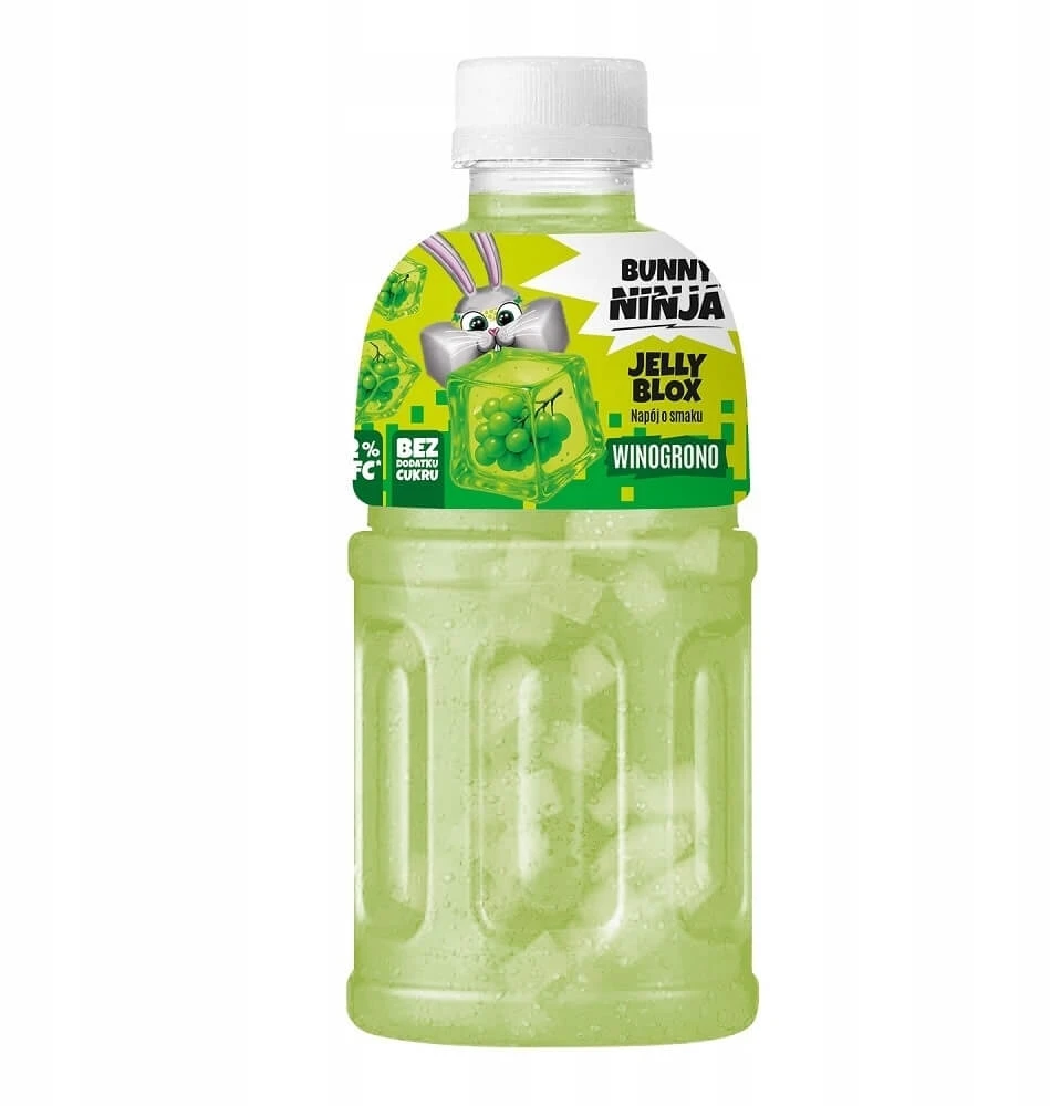 Bunny Ninja Getränk Jelly Blox Traube 320 ml