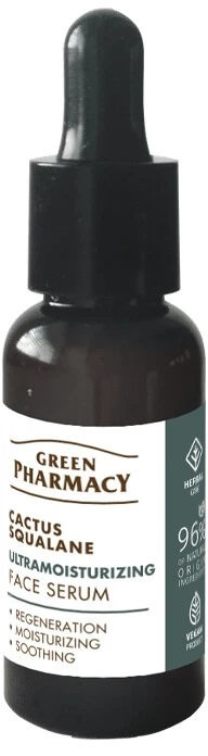 Grüne Apotheke Gesichtsserum Kaktus, Squalan 30 ml