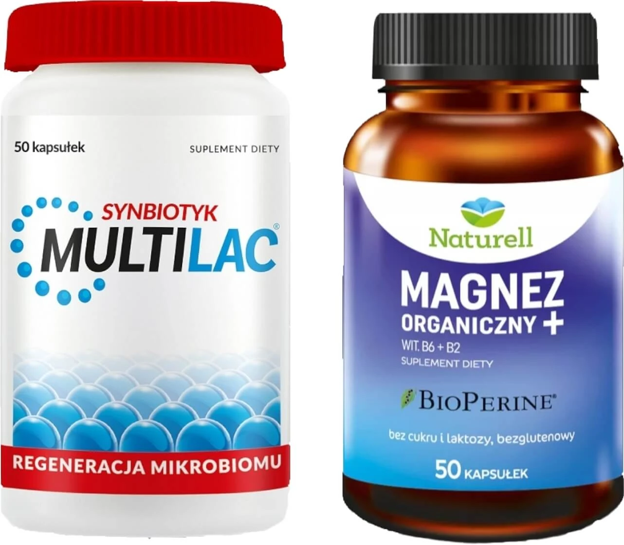Multilac 50 Kapseln + Naturell Bio-Magnesium + 100