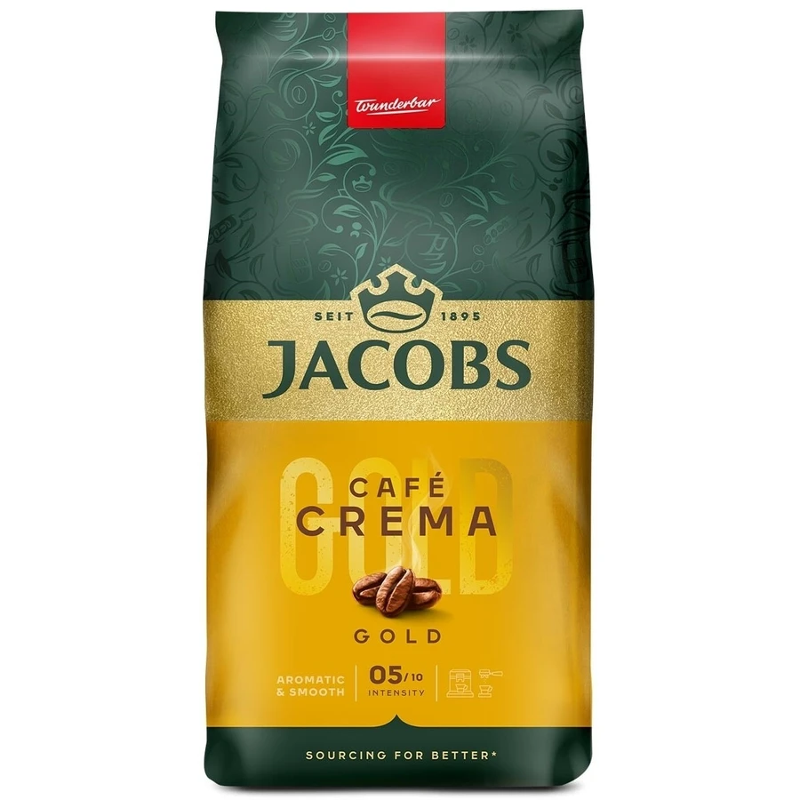 Jacobs Cafe Crema Gold boabe de cafea 1 kg