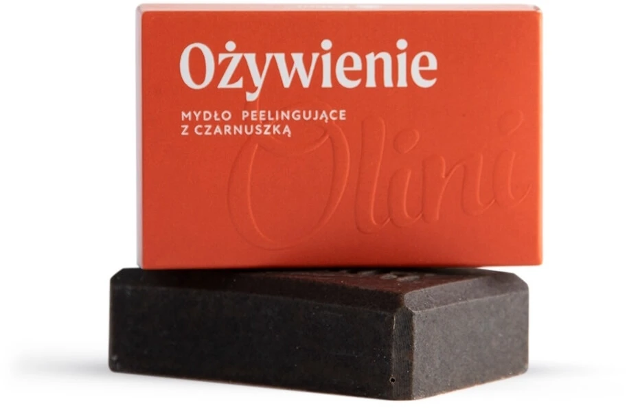OLINI Scheuerseife mit Nigella-Belebung 90 g