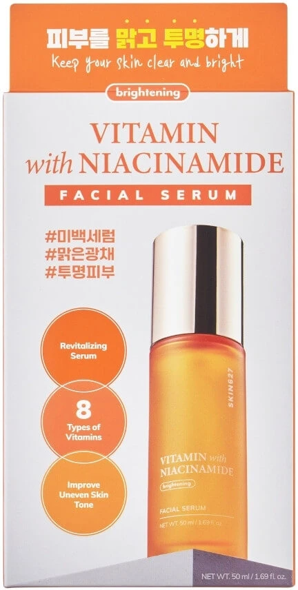 SKIN627 Vitamin mit Niacinamid Gesichtsserum Aufhellend