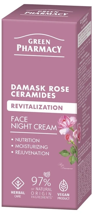 Green Pharmacy Damaszener Rose Nacht-Gesichtscreme
