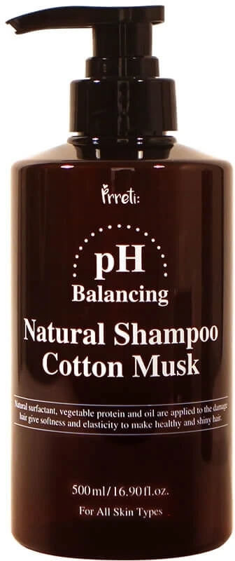 PRRETI Koreanisches Shampoo für geschädigtes Haar Baumwolle Moschus