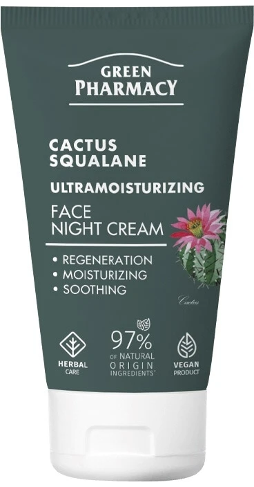 Grüne Apotheke Kaktus Nachtcreme, Squalan 50 ml