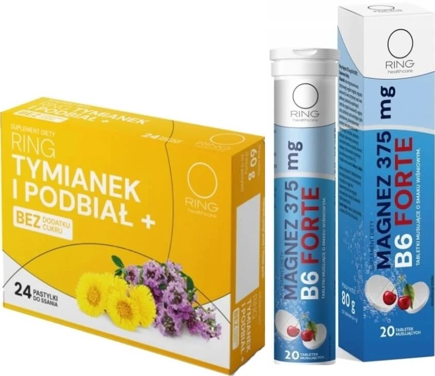 Ring Thymian und Huflattich + Magnesium-Set