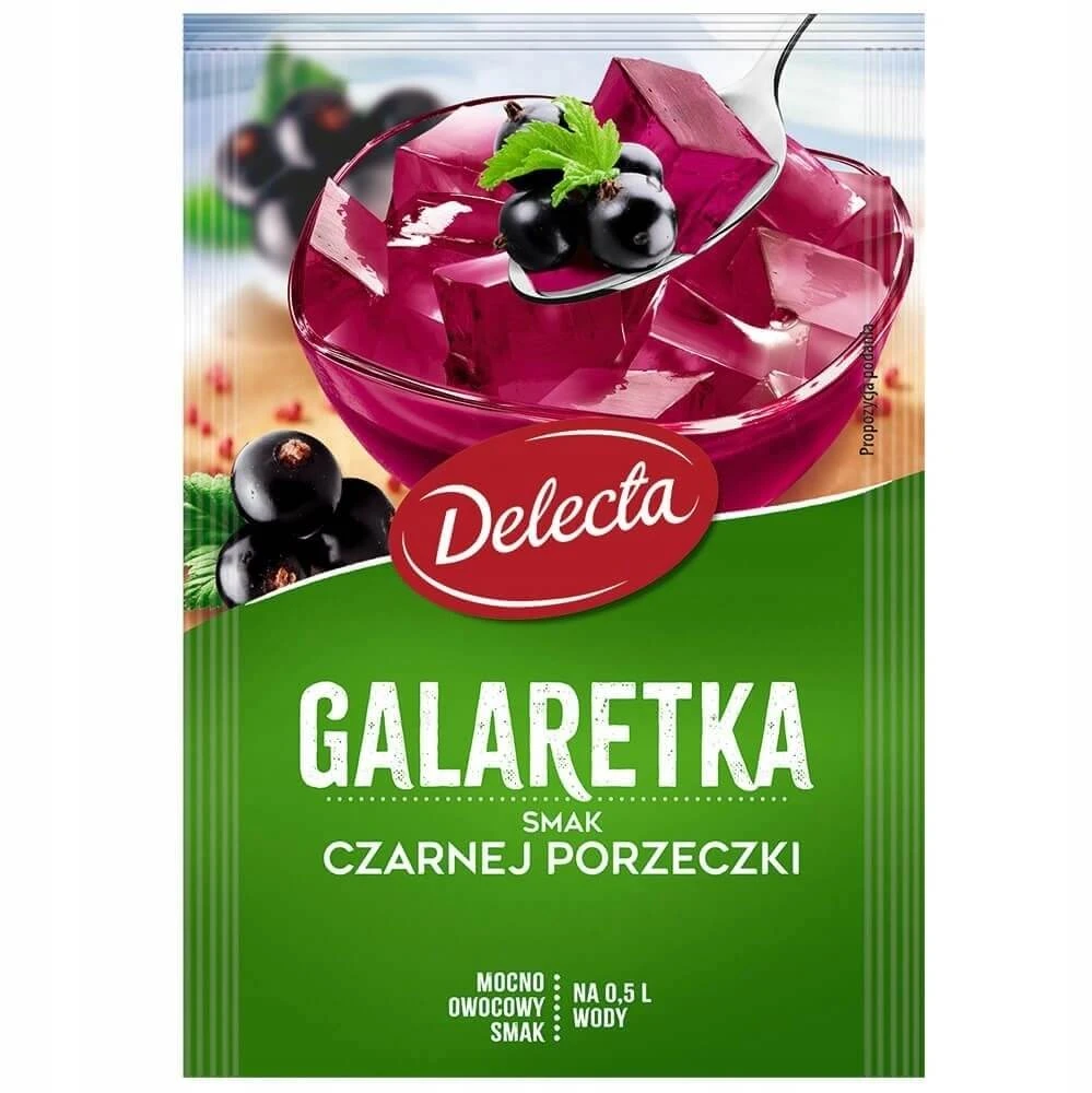 Delecta Gelee Geschmack der schwarzen Johannisbeere 70 g