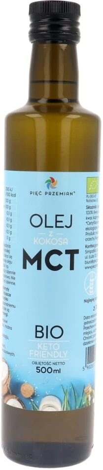 Five Transformations MCT-Öl aus Kokosnuss BIO 500 ml