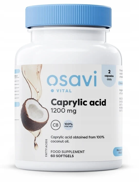 Osavi Caprylsäure 1200 mg 60 Kapseln