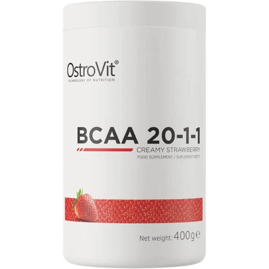 OstroVit BCAA 20-1-1 cremă de căpșuni 400 g