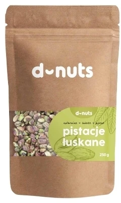 D-Nüsse Pistazien geschälte ganze Nüsse 250 g