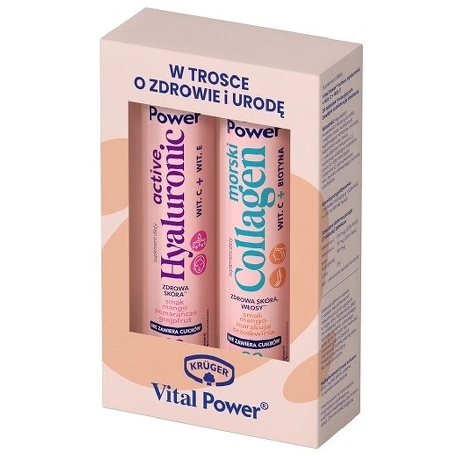 Krüger Vital Power Set Hyaluronsäure aktiv 20 Tabletten ...