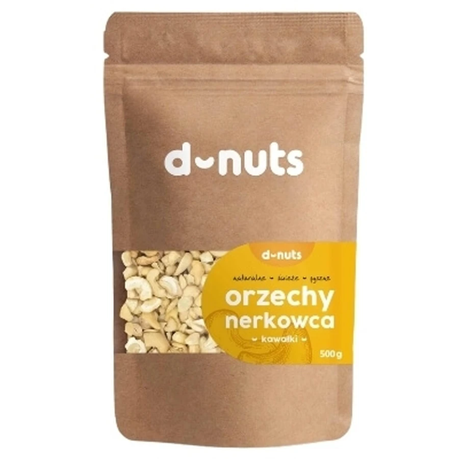D-nuts Orzechy Nerkowca kawałki 500 g: ceny i cechy