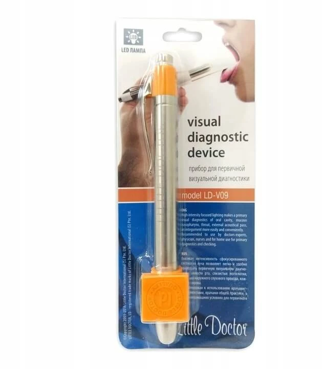 LITTLE DOCTOR LD-V09 Orange Diagnose-Taschenlampe