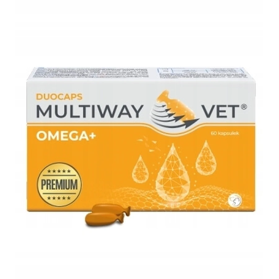Multiway Vet Duocaps Omega+ 60 kapsułek: ceny i cechy