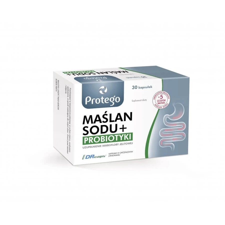 Protego Butirato Sódico + Probióticos 30 cápsulas