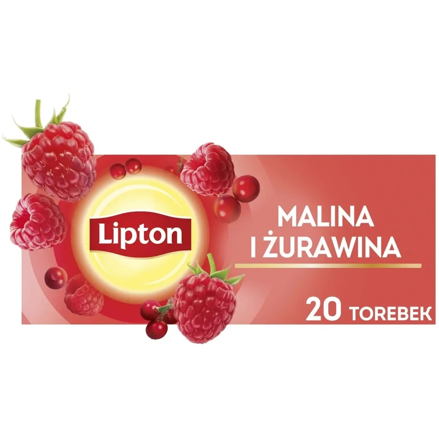 Lipton Raspberry Cranberry fruit tea 20 sachets