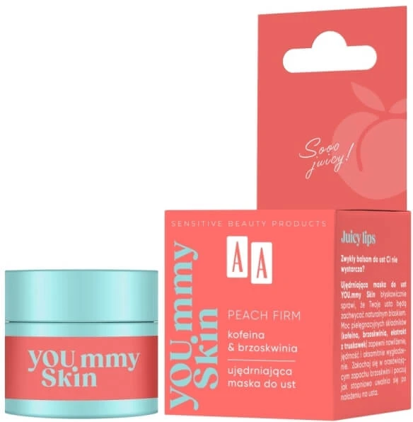 AA Yoummy Skin Pfirsich Firm Straffende Lippenmaske 10 g