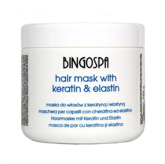 BINGOSPA Haarmaske Keratin mit Elastin 500 g