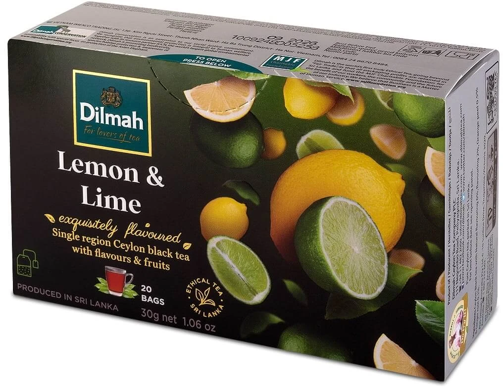 Dilmah Ceylon Schwarztee mit Zitronengeschmack und
