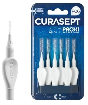 INDENT CURASEPT PROXI P06 Weiße Interdentalzahnbürsten 6