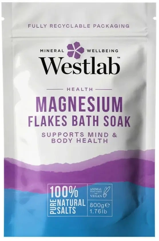 Westlab Magnesium-Flocken für das Bad 800 g