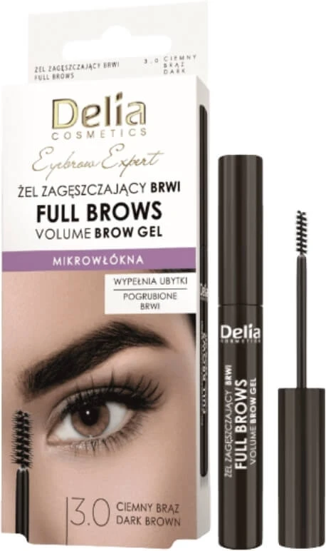 DELIA Eyebrow Expert Full Brow 3.0 Braunes Gel 7 ml