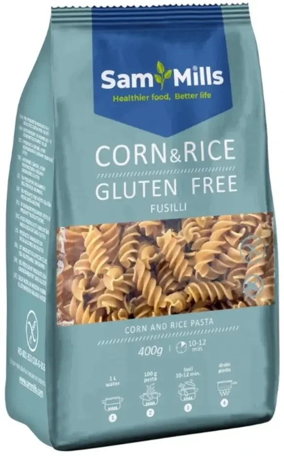 Sam Mills Glutenfreie Mais- und Reisnudeln Swidden