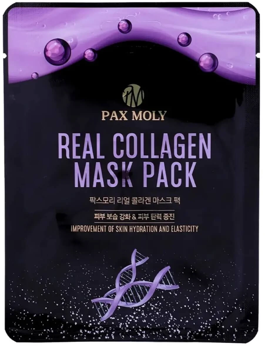 PAX MOLY Real Collagen Mask Pack nährende und straffende