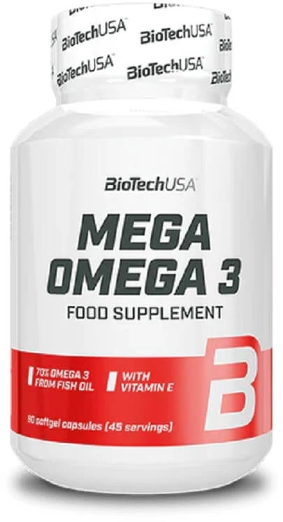 BioTech USA Mega Omega 3 90 Kapseln