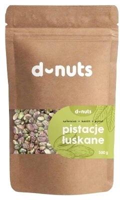 D-Nüsse Pistazien geschälte ganze Nüsse 500 g