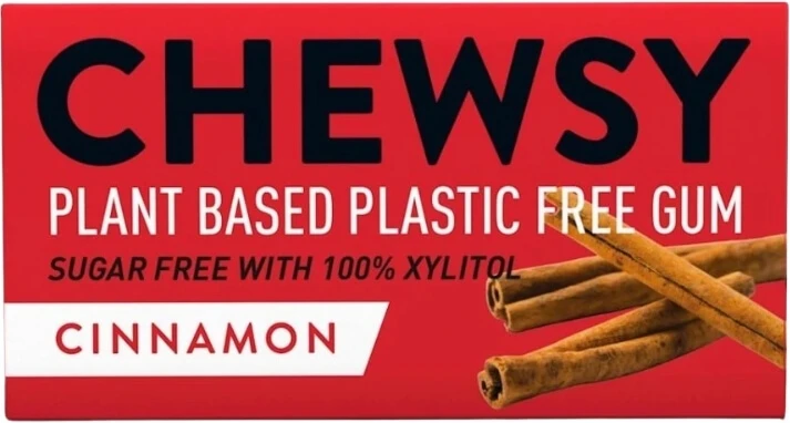 Chewsy Zimt Kaugummi mit Xylitol 10 Stück