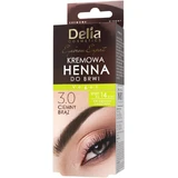 DELIA HENNA cremă pentru sprâncene 3.0 Brun închis cu ulei ...