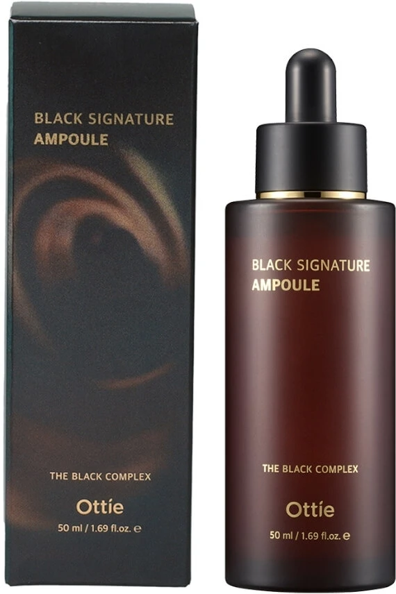OTTIE Black Signature Schneckenschleim-Gesichtsampulle
